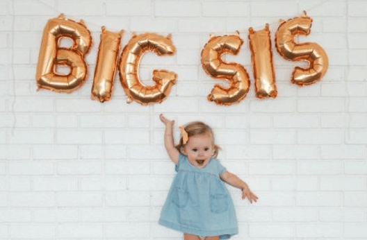     			Blooms Mall " BIG SIS " (Golden ) Foil Balloon