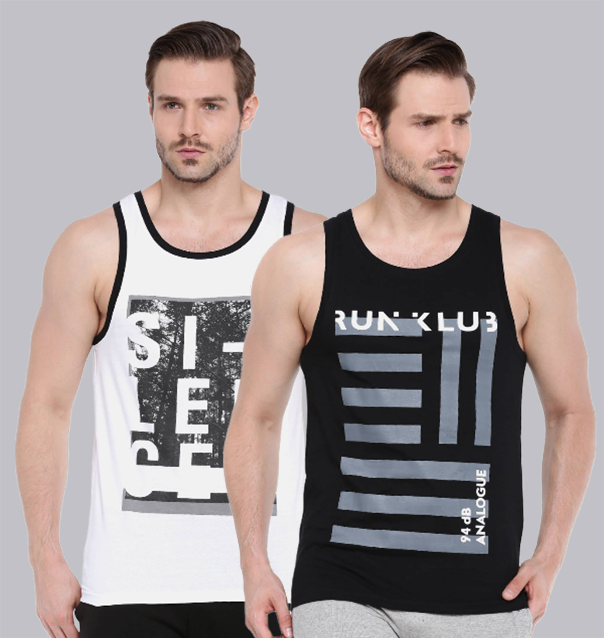     			Force NXT Pack of 2 Cotton Regular Fit Men's T-Shirt ( Multicolor )