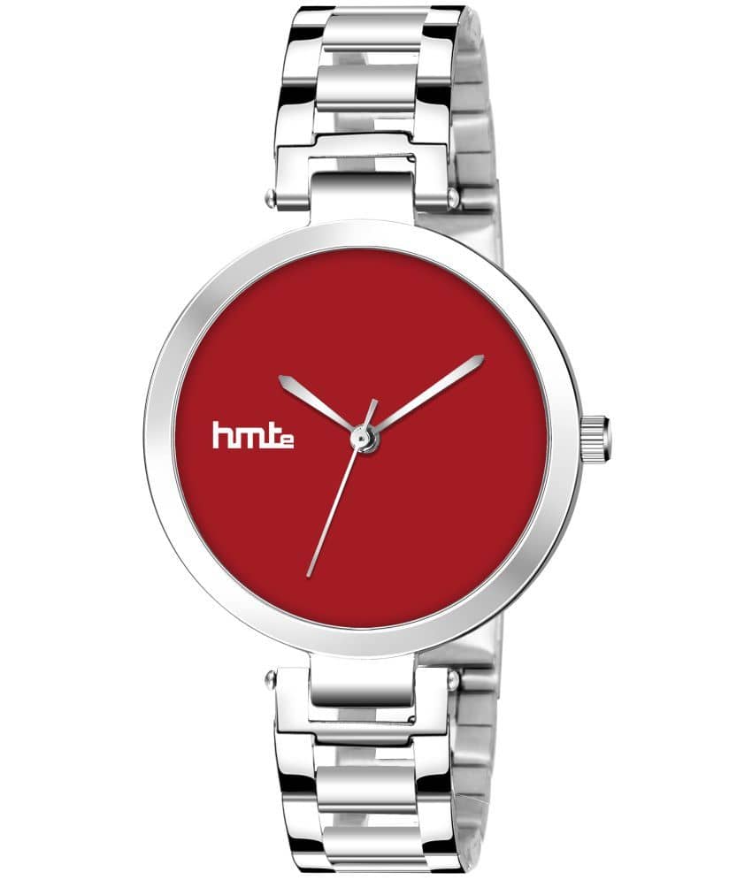 HMTe - Silver Metal Analog Womens Watch