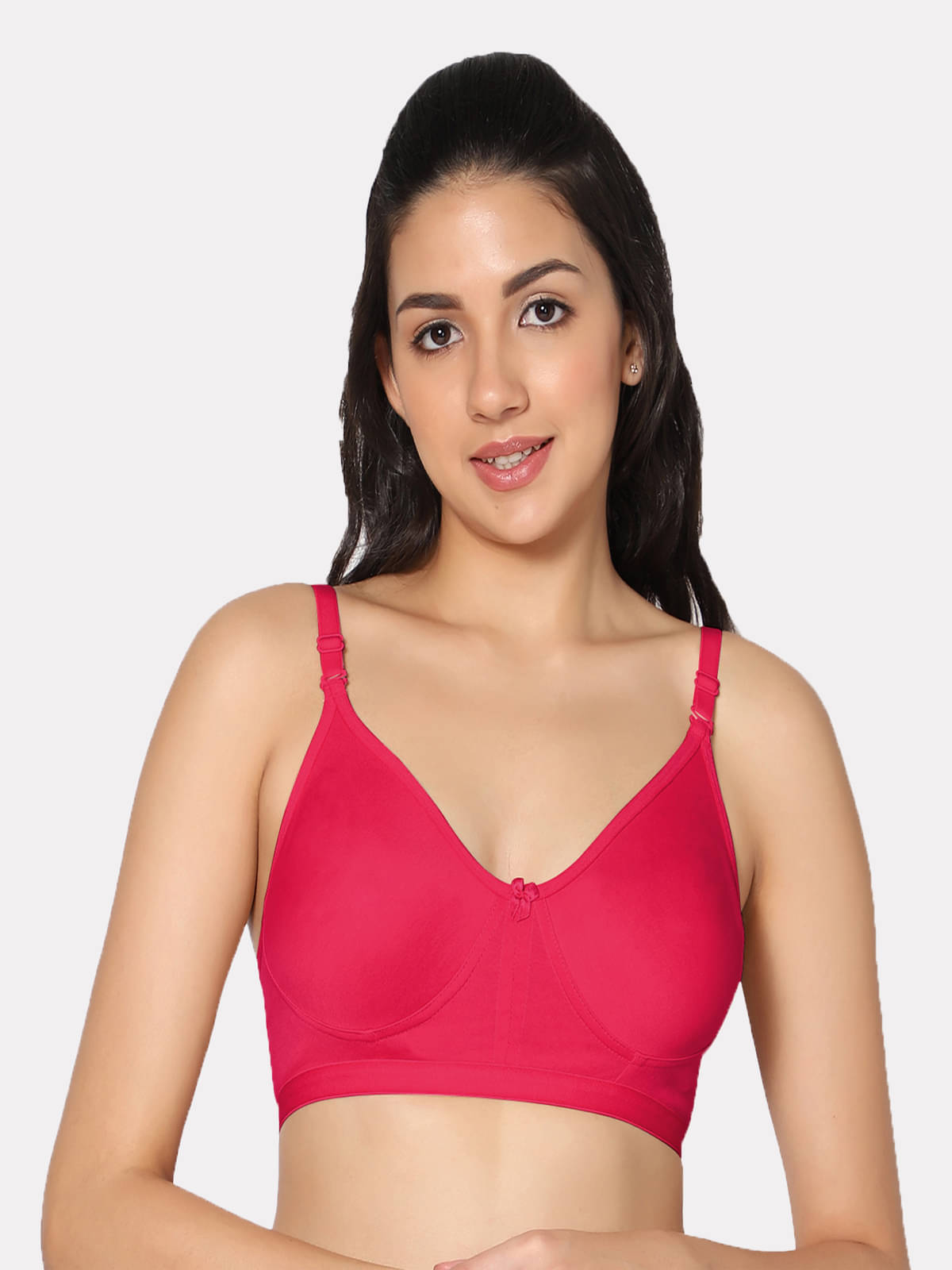 IN CARE LINGERIE Cotton Non Padded Women's T-Shirt Bra ( Magenta ) IN CARE LINGERIE Cotton Non Padded Women's T-Shirt Bra ( Magenta )