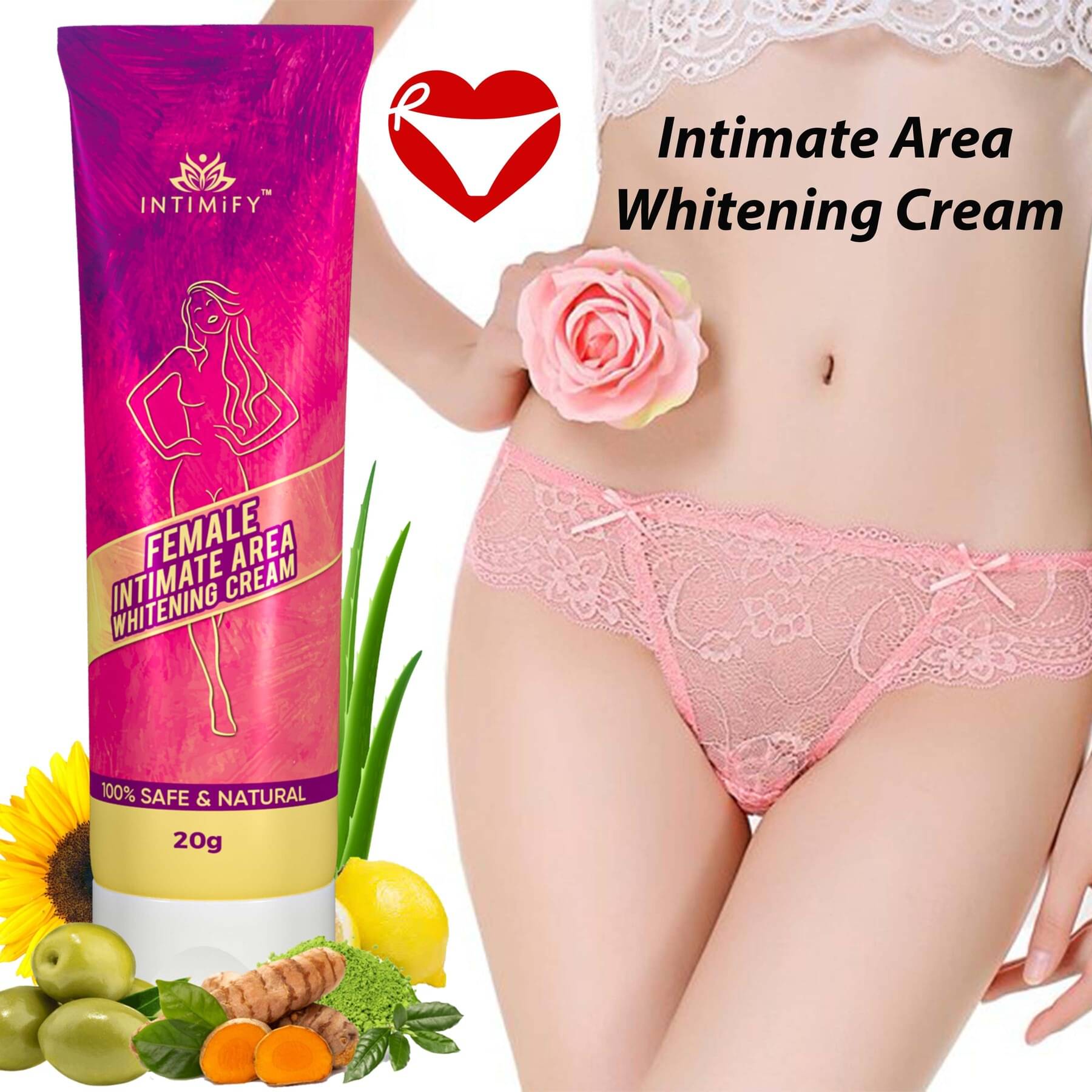     			Intimify Intimate Area Cream for, intimate care Tightening Cream 20 g