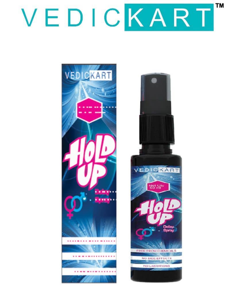 Vedickart "HOLD UP" Long Last Sexual Delay Spray for Men | Sexual Power spray | Climax Delay Spray Oil for Men Long Time Sex (50 ml)