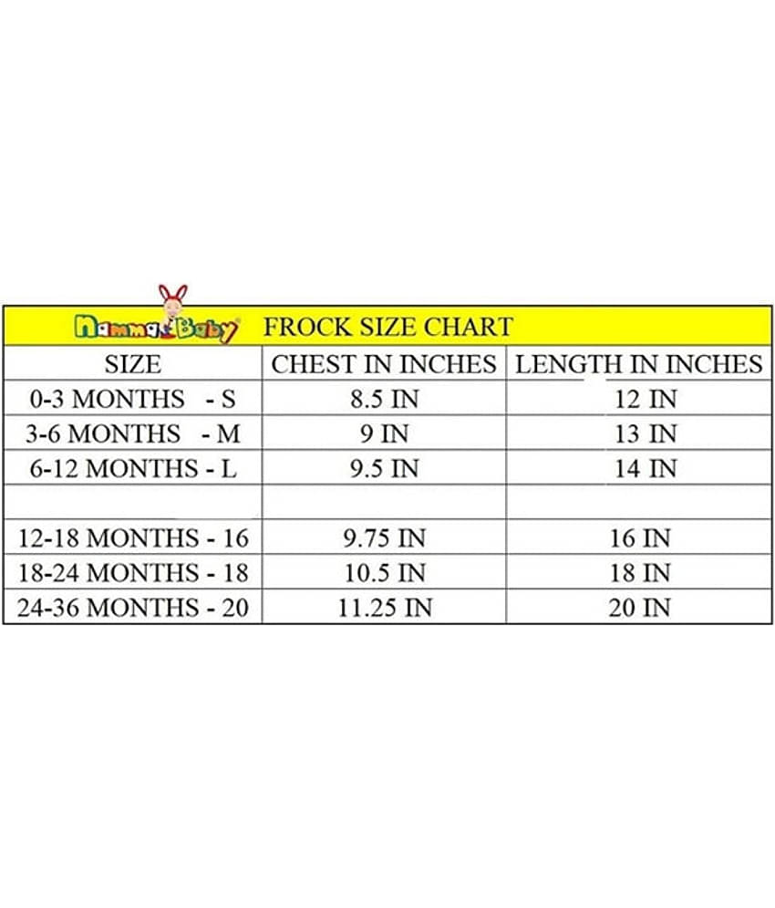 NammaBaby Pack of 1 Baby Girls Cotton Blend Frock ( Blue )