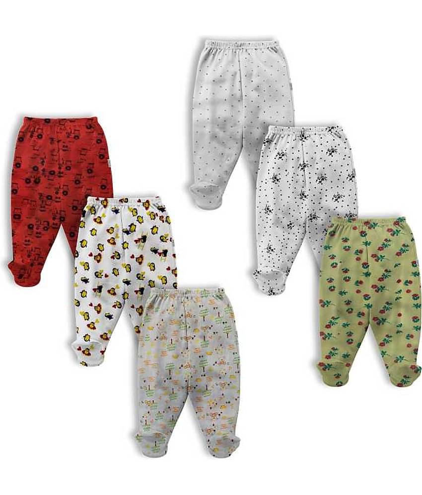 NammaBaby Pack of 6 Baby Boys Cotton Blend Pyjama ( Multi Color )