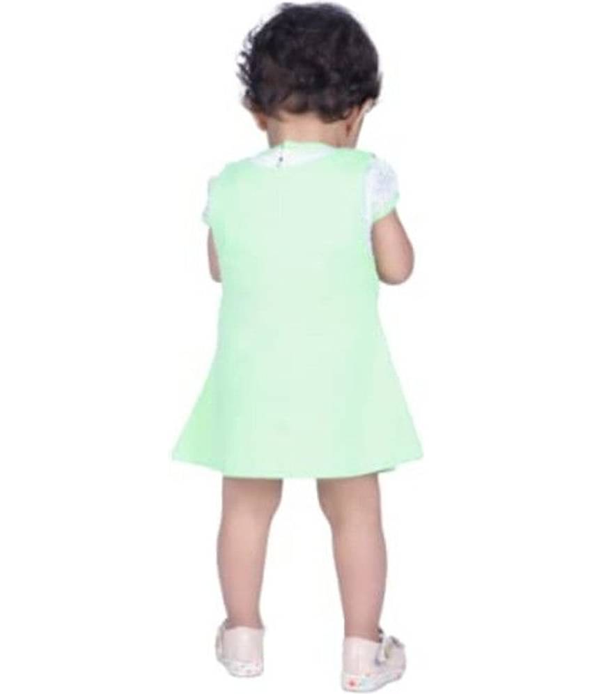 NammaBaby Pack of 1 Baby Girls Cotton Blend Frock ( Green )