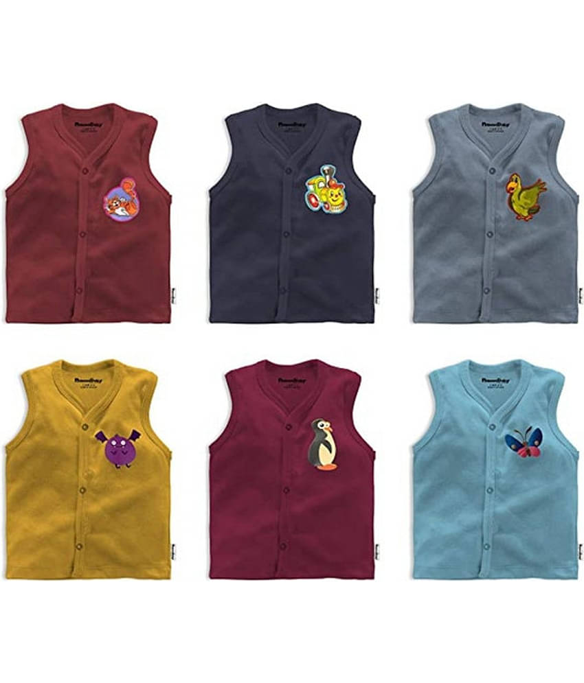 NammaBaby Pack of 6 Baby Boys Cotton Blend T-Shirt ( Multi )