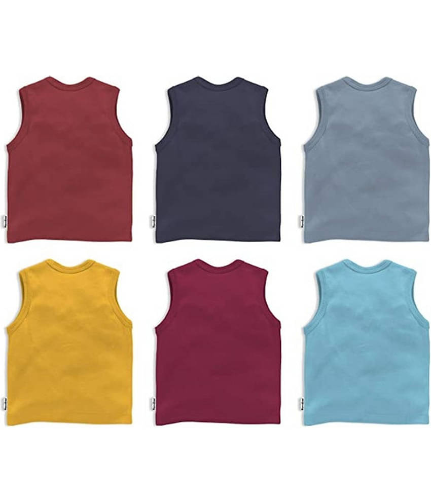 NammaBaby Pack of 6 Baby Boys Cotton Blend T-Shirt ( Multi )