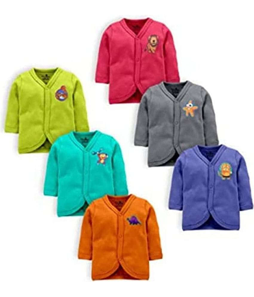 NammaBaby Pack of 6 Baby Boys Cotton Blend T-Shirt ( Multi )