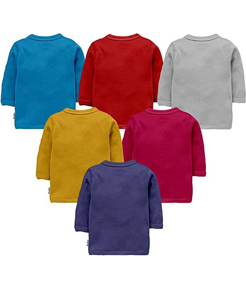 NammaBaby Pack of 6 Baby Boys Cotton Blend T-Shirt ( Multi )