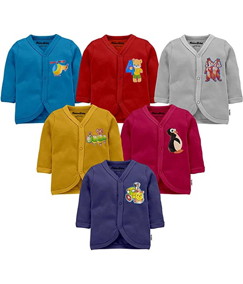 NammaBaby Pack of 6 Baby Boys Cotton Blend T-Shirt ( Multi )