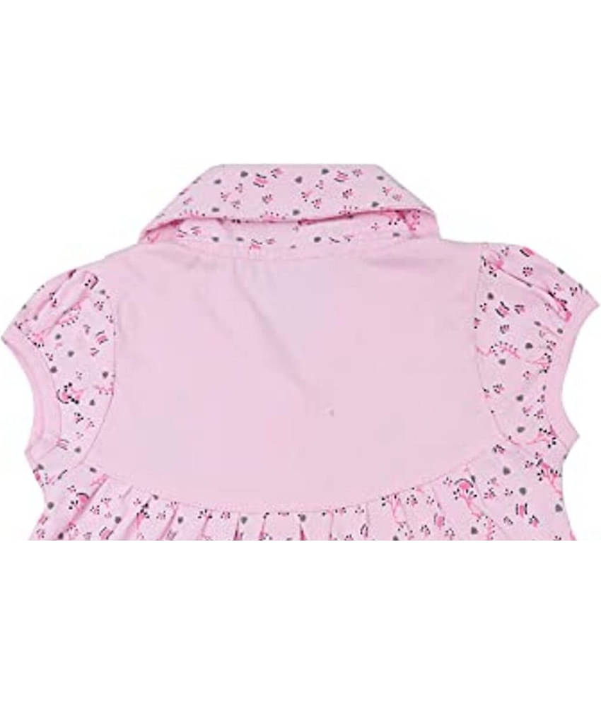 NammaBaby - Pink Cotton Blend Baby Girl Frock ( Pack of 1 )