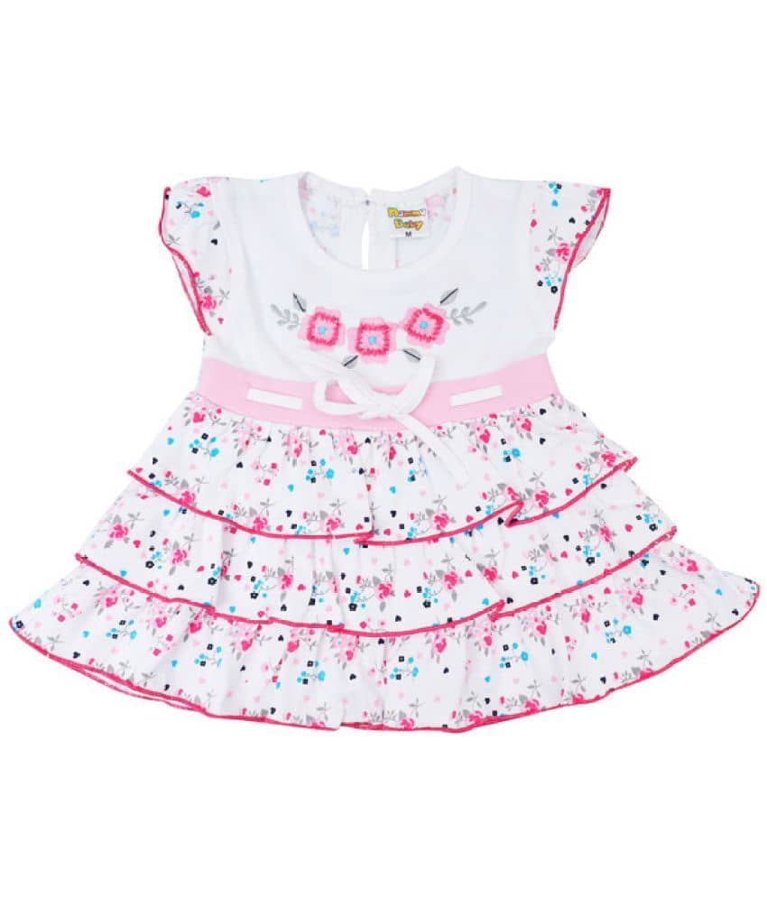 NammaBaby Pack of 1 Baby Girls Cotton Blend Frock ( Pink )