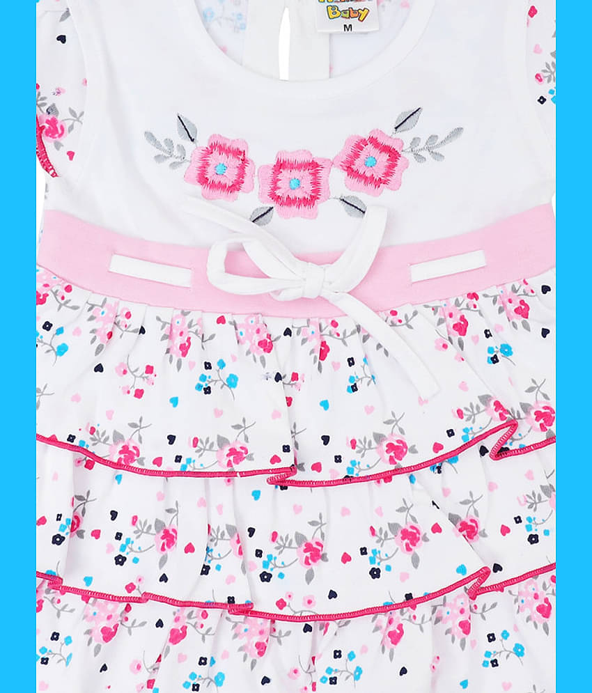 NammaBaby Pack of 1 Baby Girls Cotton Blend Frock ( Pink )