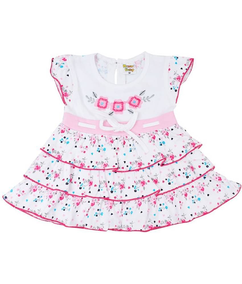 NammaBaby Pack of 1 Baby Girls Cotton Blend Frock ( Pink )