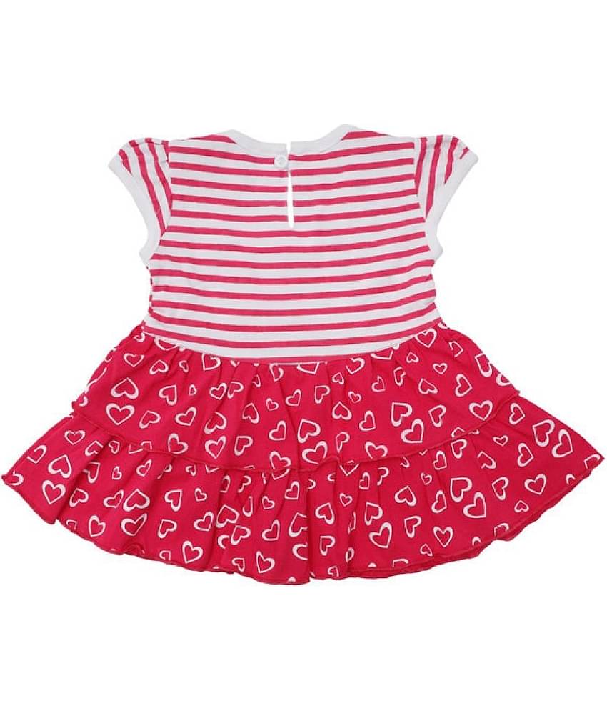 NammaBaby Pack of 1 Baby Girls Cotton Blend Frock ( Pink )