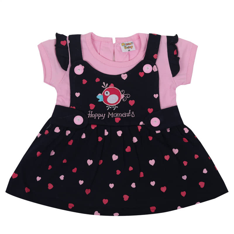 NammaBaby Pack of 1 Baby Girls Cotton Blend Frock ( Pink )