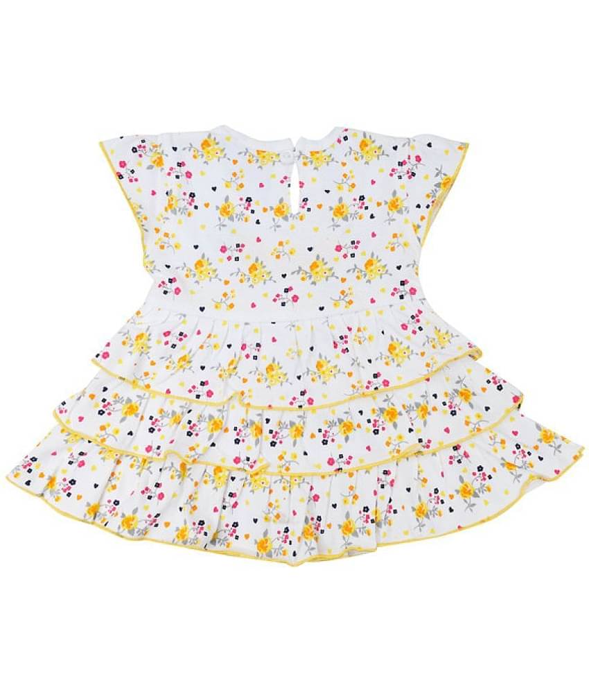 NammaBaby Pack of 1 Baby Girls Cotton Blend Frock ( Yellow )