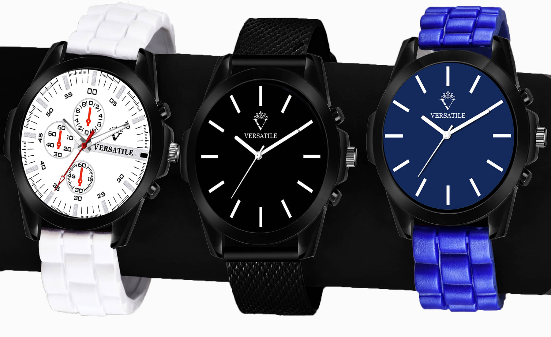     			Versatile - Multicolor Silicon Analog Men's Watch