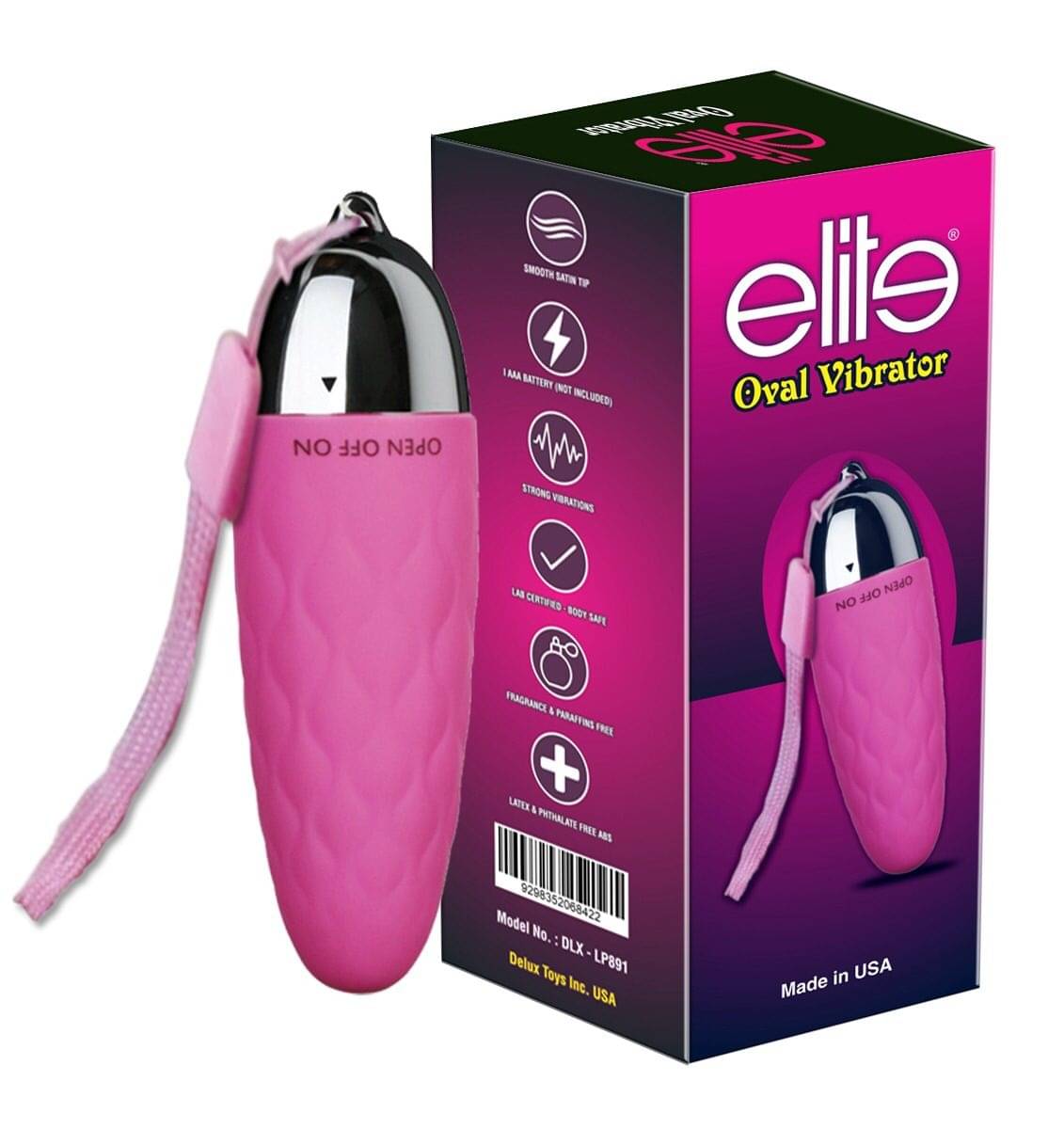     			kamhouse oval shape G-spot premium quality vibrator for women