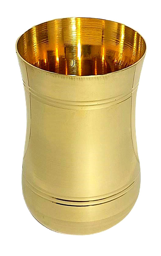     			A & H ENTERPRISES - Brass Glasses 300 ml ( Pack of 1 )