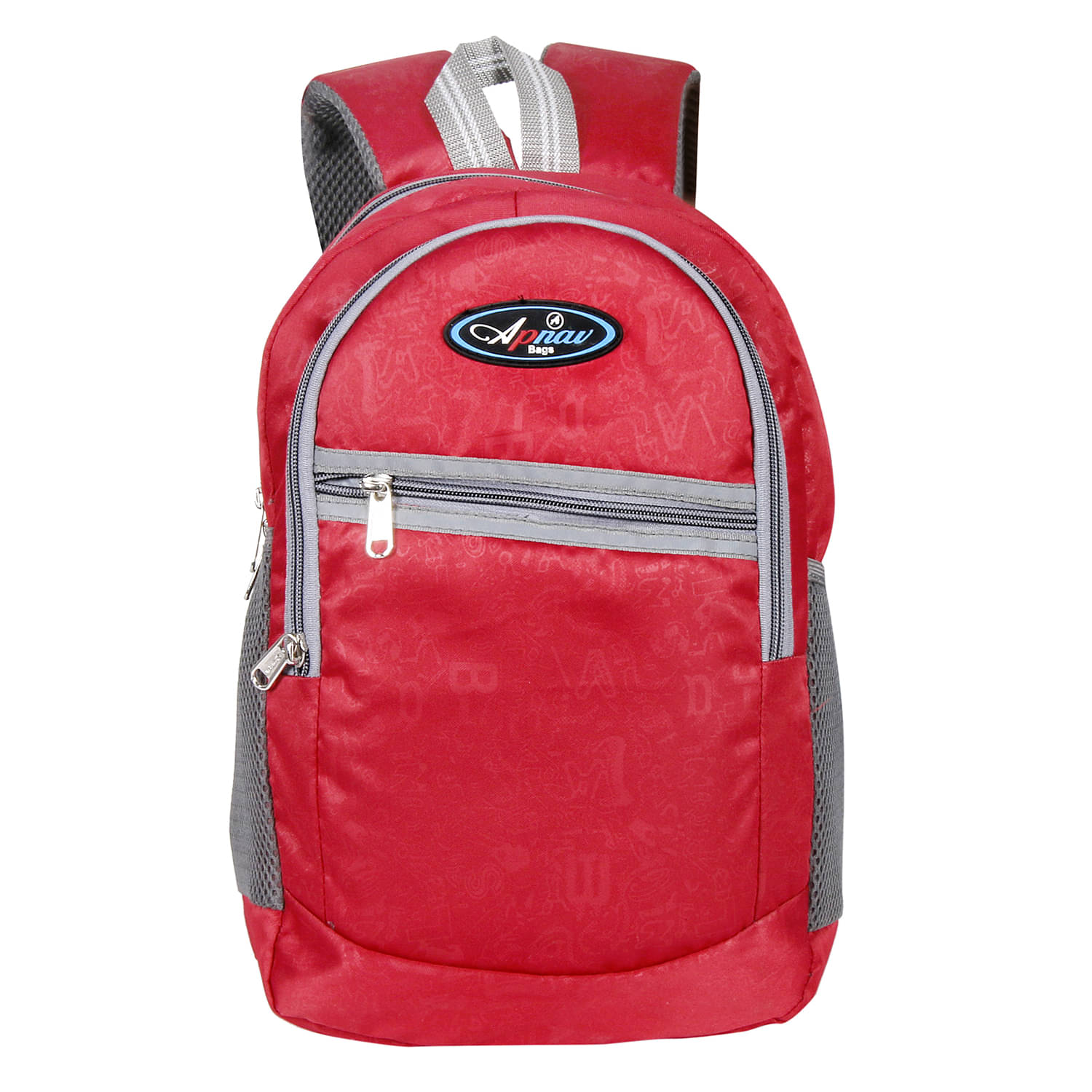     			Apnav - Red Polyester Backpack For Kids