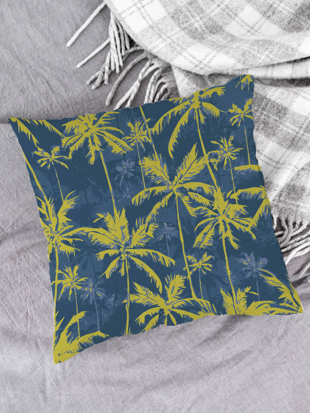     			Houzzcode Single Green Pillow Cover