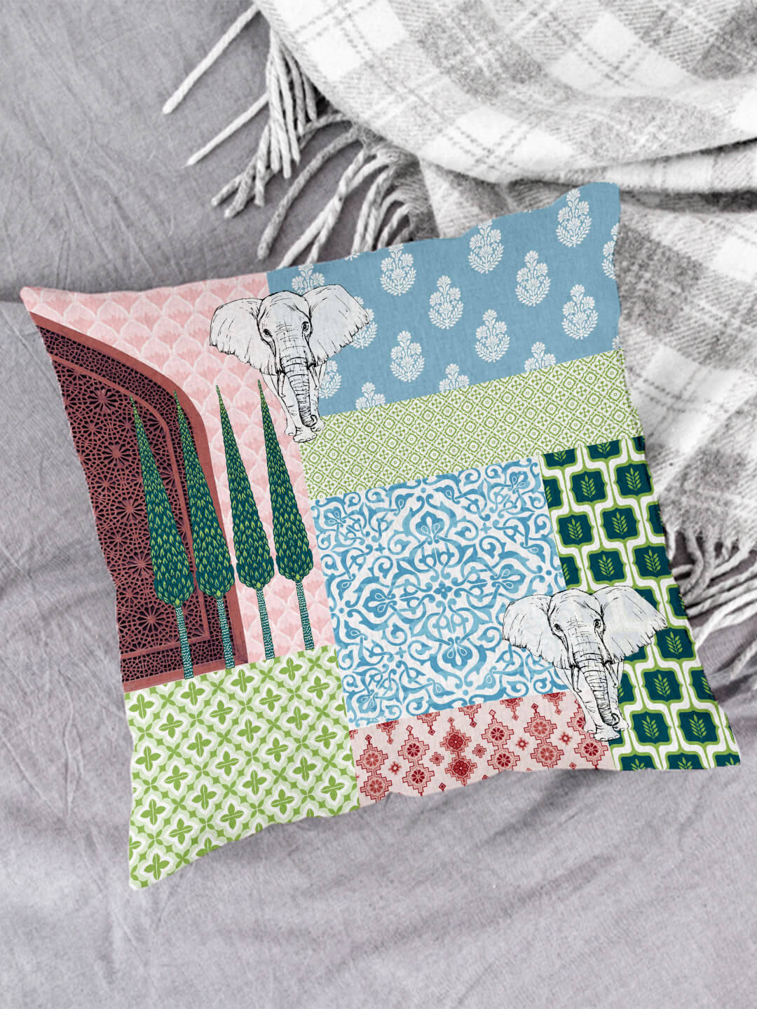     			Houzzcode Single Multi Pillow Cover