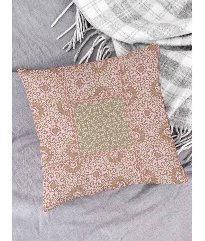     			Houzzcode Single Peach Pillow Cover