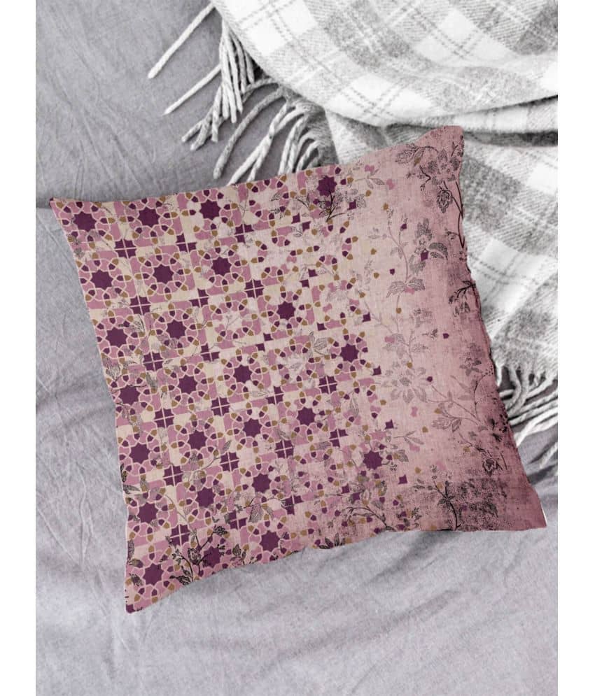 Houzzcode Single Peach Pillow Cover