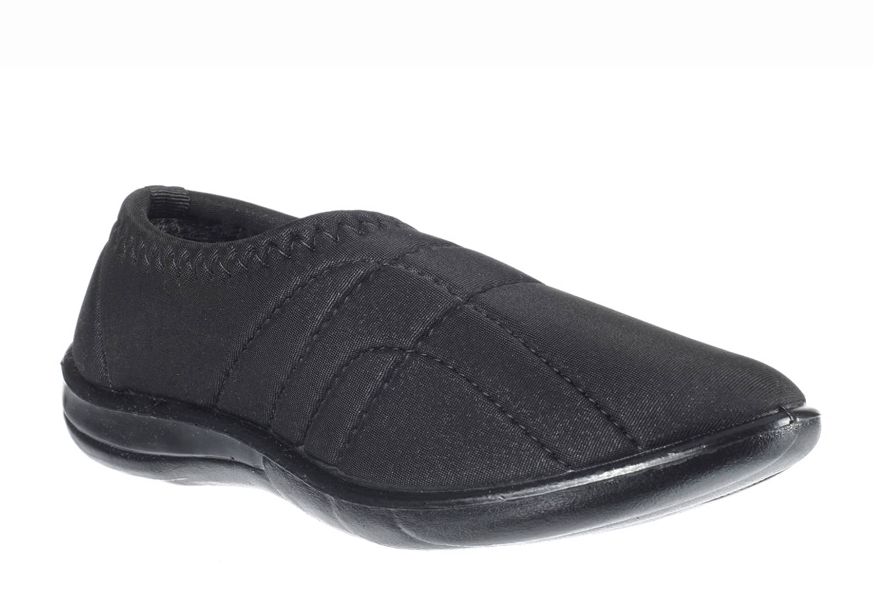     			KHADIM - Black Women's Slip On