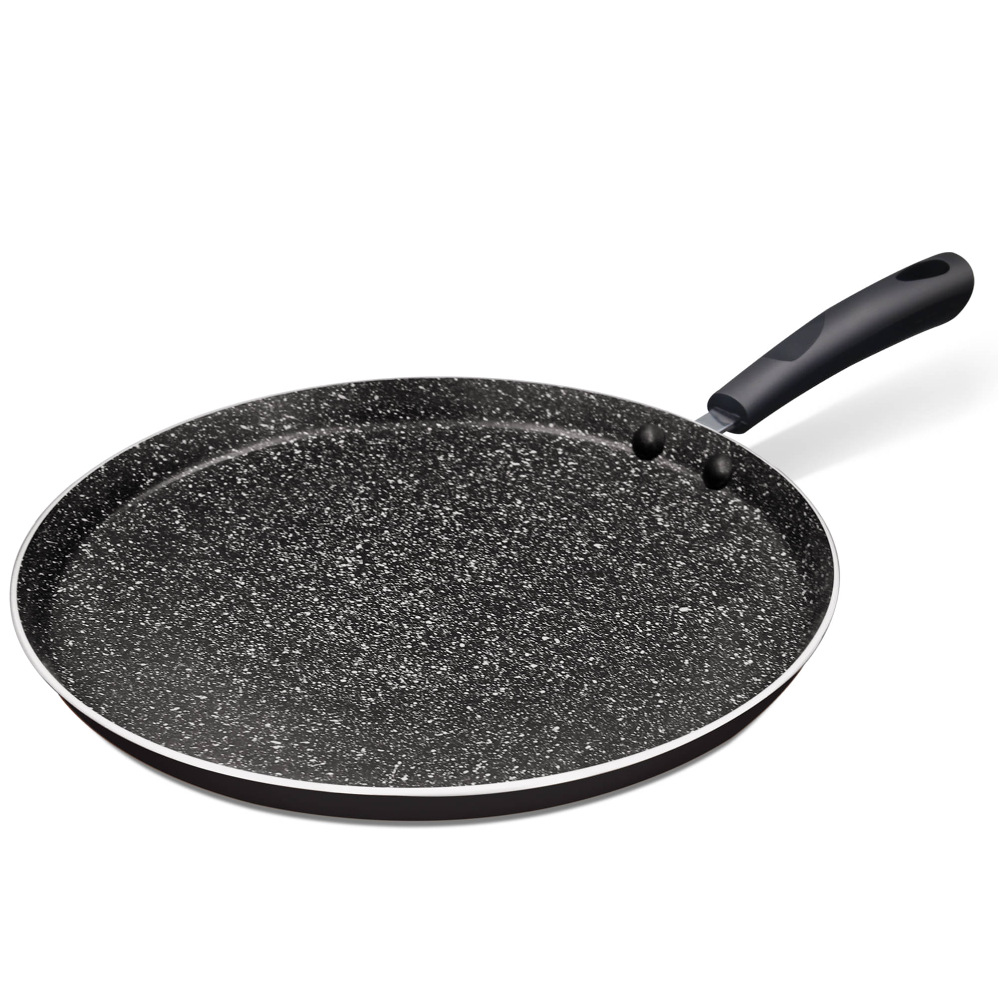 Milton Pro Cook Granito Induction with 5 layer Food Grade Non Stick Coating Omni Tawa, 28 cm with Premium Bakelite Handle, Black (Compatible with Gas, Hot Plate, Induction, Microwave) Milton Pro Cook Granito Induction with 5 layer Food Grade Non Stick Coating Omni Tawa, 28 cm with Premium Bakelite Handle, Black (Compatible with Gas, Hot Plate, Induction, Microwave)