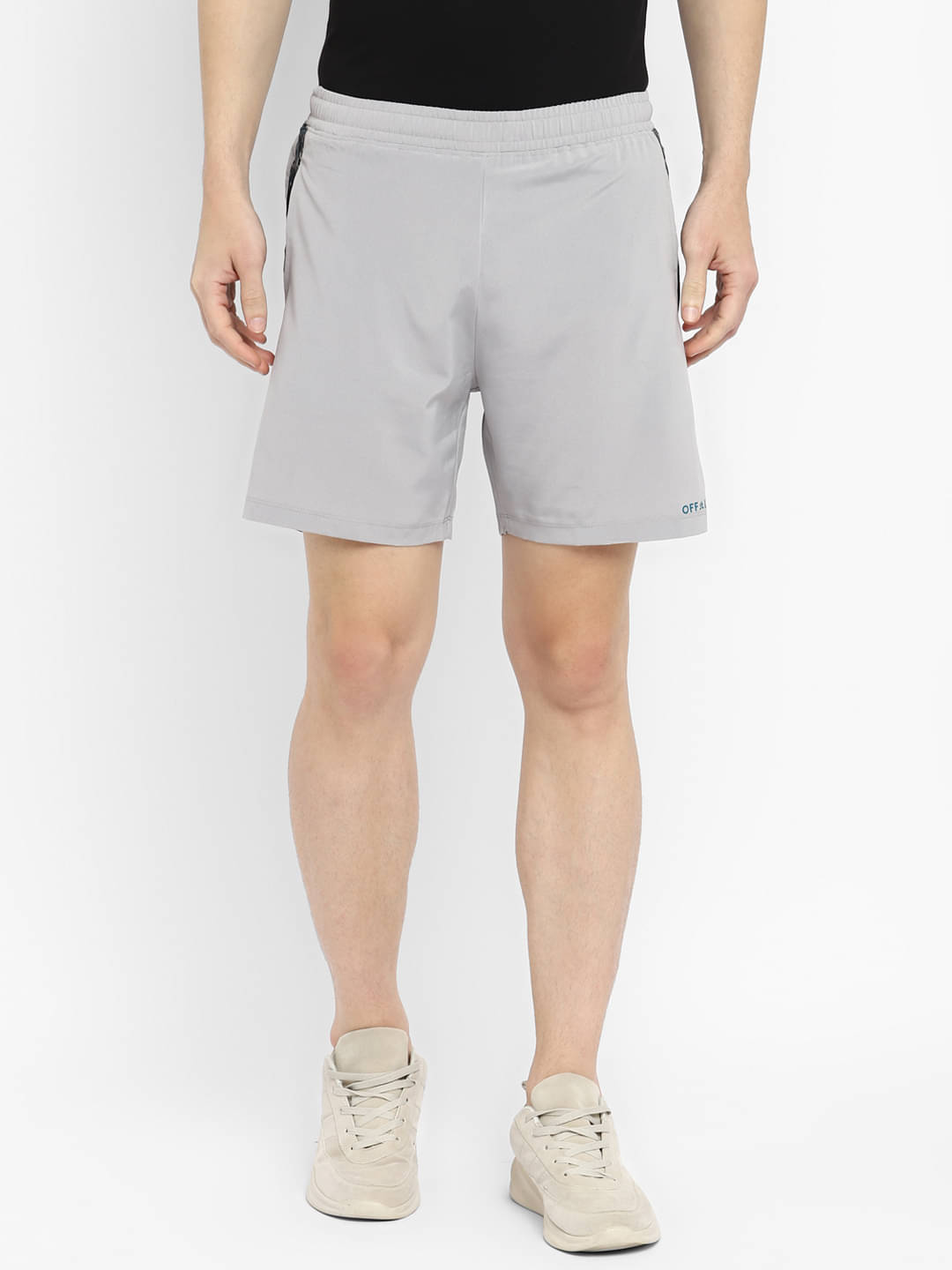 OFF LIMITS - Light Grey Polyester Men's Running Shorts ( Pack of 1 ) OFF LIMITS - Light Grey Polyester Men's Running Shorts ( Pack of 1 )