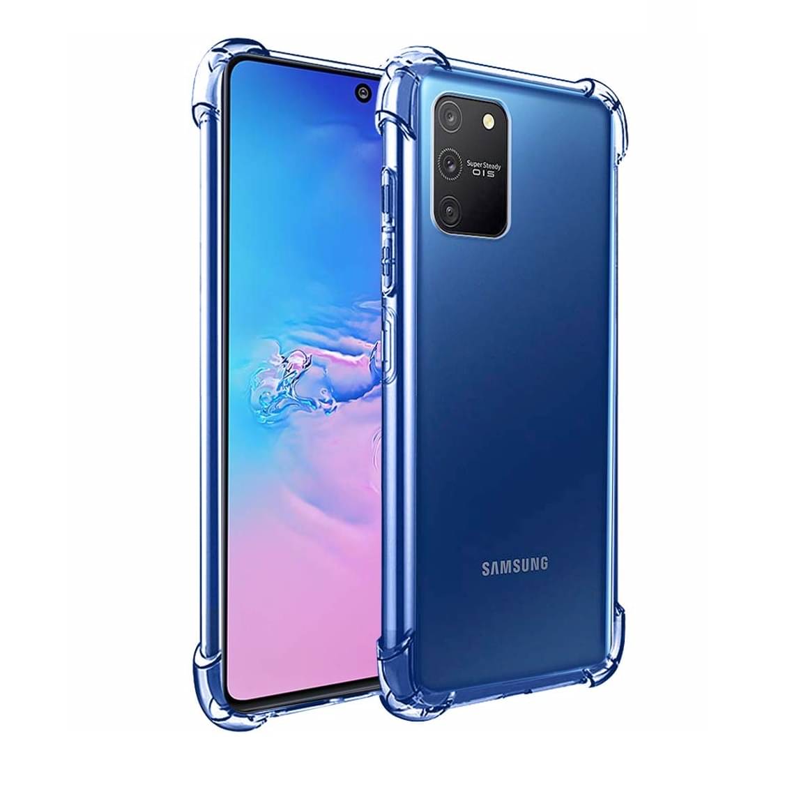 Spectacular Ace - Transparent Silicon Plain Cases Compatible For Samsung Galaxy S10 Lite ( Pack of 1 )     			Spectacular Ace - Transparent Silicon Plain Cases Compatible For Samsung Galaxy S10 Lite ( Pack of 1 )