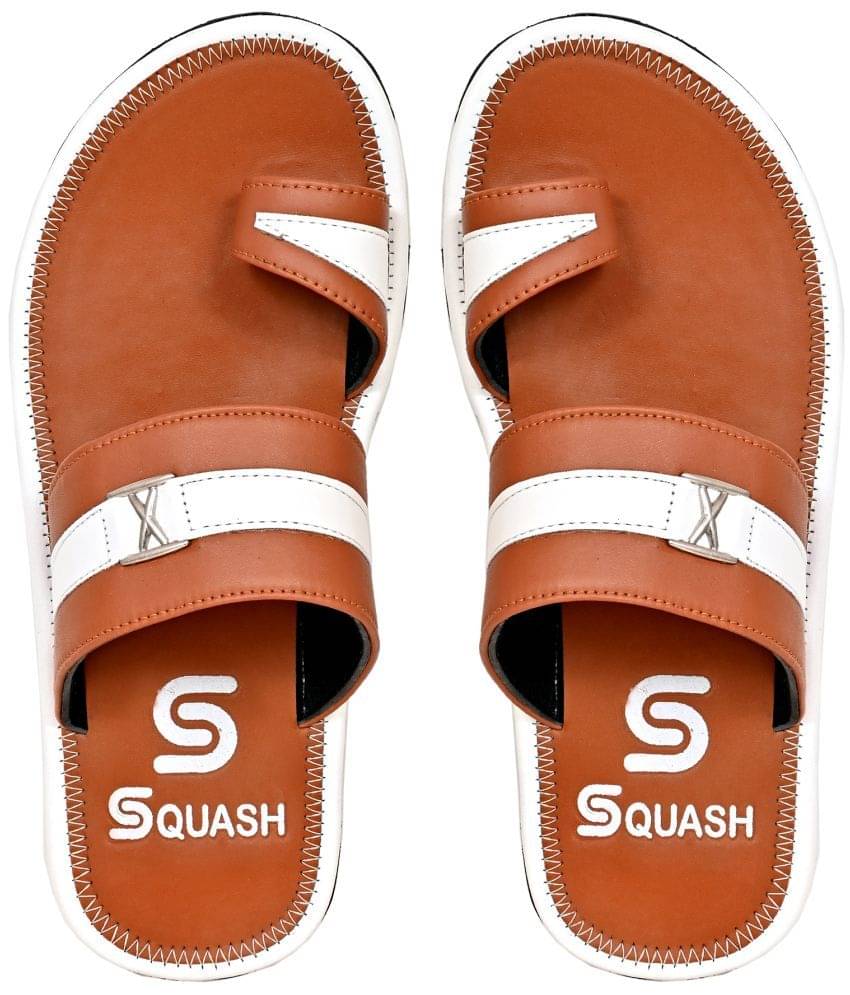     			Squash - Tan Men's Leather Slipper
