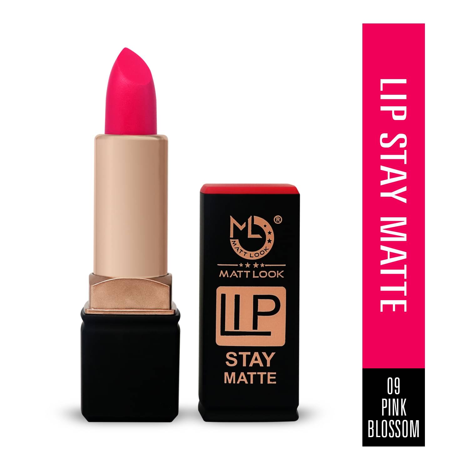    			matt look - Ruby Pink Matte Lipstick 7