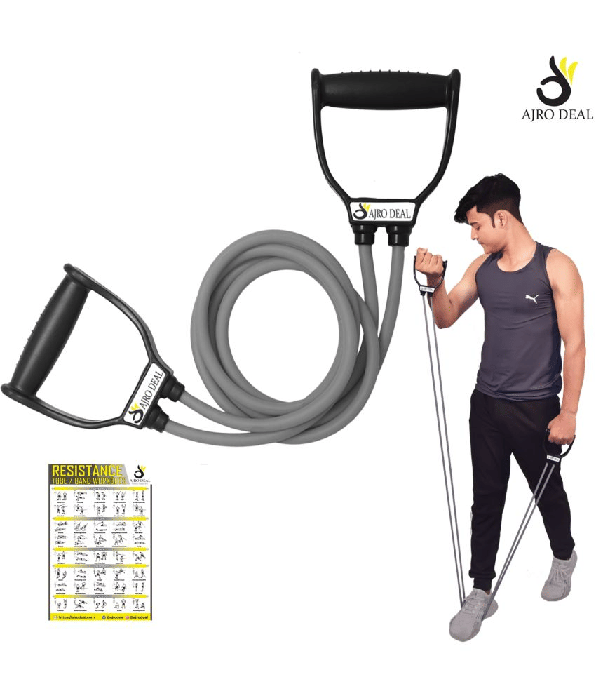 AJRO DEAL - Latex Double Toning Tube ( Pack of 1 ) - Sports and Fitness Equipment | Buy online on ZillyBuy
