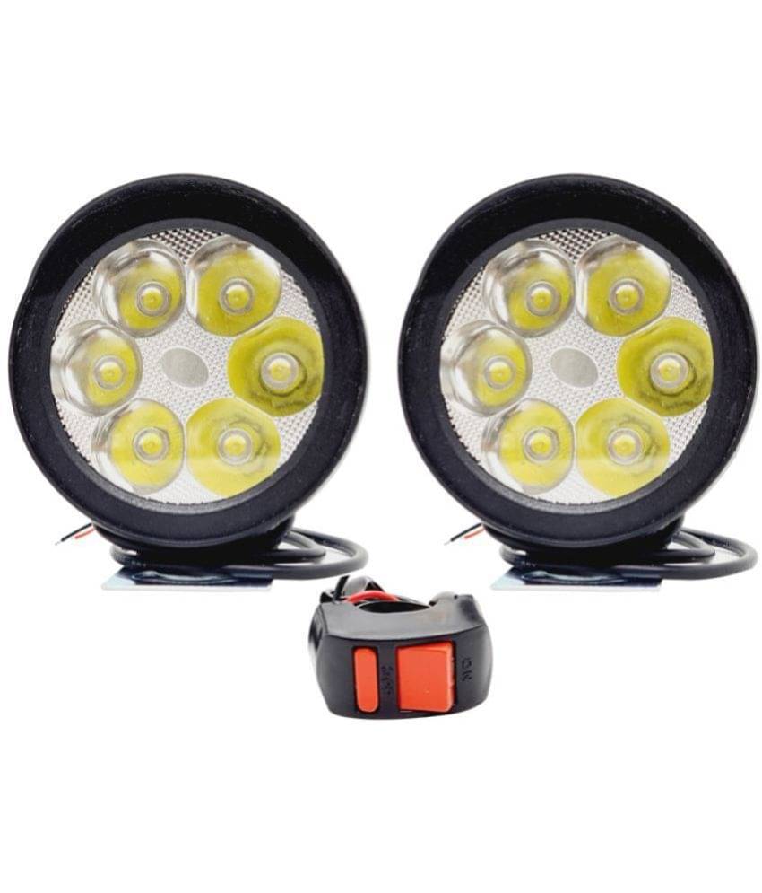     			AutoPowerz - Front Left & Right Fog Light For All Car and Bike Models ( Single )