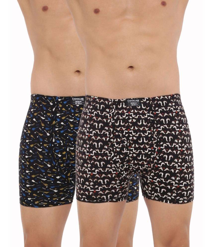 Pack of 2 Dollar Bigboss Assorted Printed Cotton Blend Men Trunk Pack of 2 Dollar Bigboss Assorted Printed Cotton Blend Men Trunk