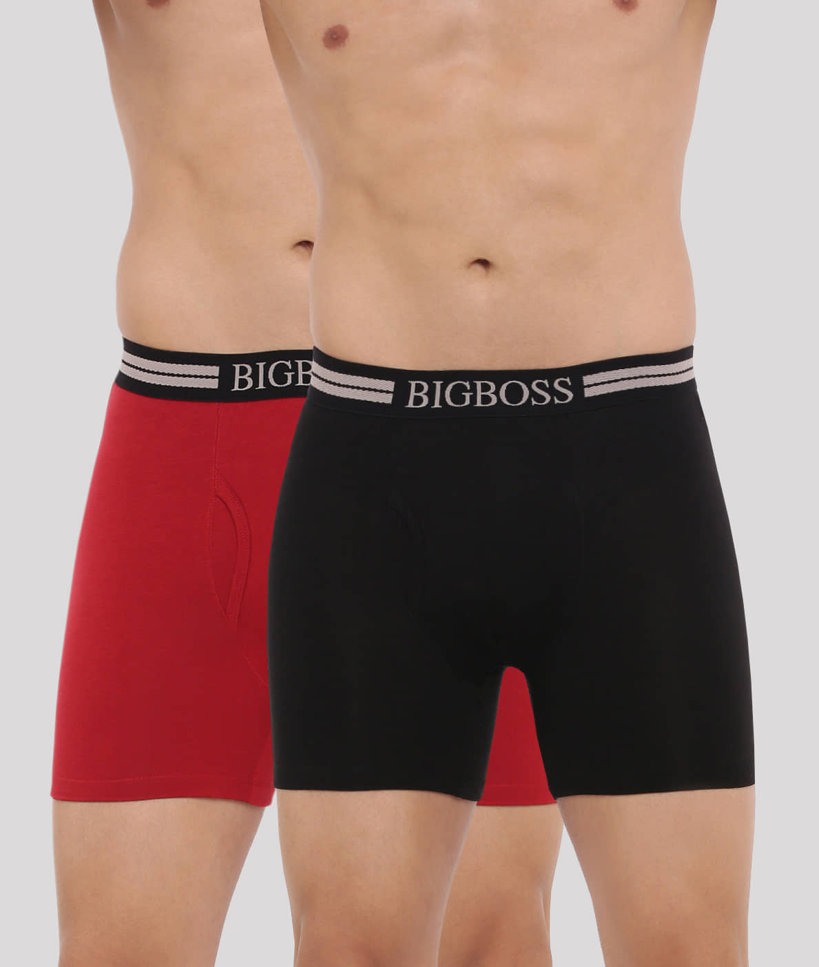 Dollar Bigboss Men's Pack of 2 Shuffle Intellisoft Cotton Modal Solid Trunk (Colour May Vary)