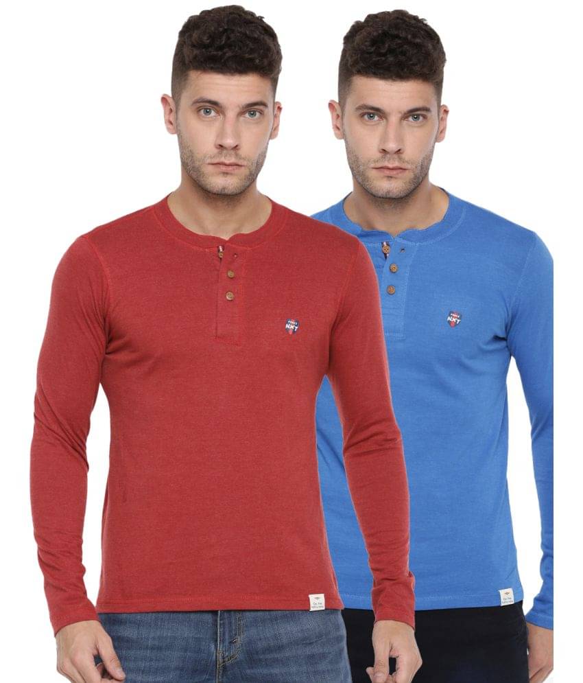 Force NXT - Multicolor Cotton Regular Fit Men's T-Shirt ( Pack of 2 ) Force NXT - Multicolor Cotton Regular Fit Men's T-Shirt ( Pack of 2 )
