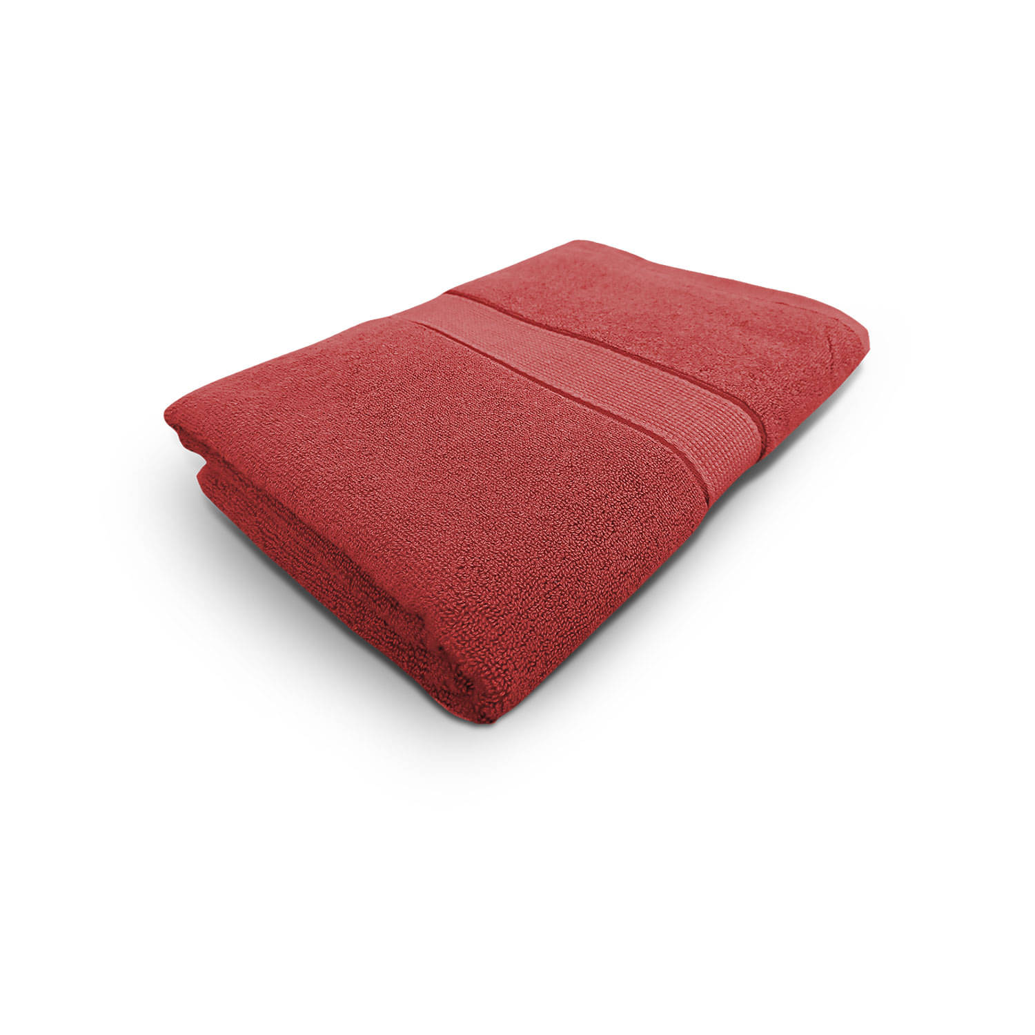    			GrihaLakshmi - Cotton Maroon Self Design Bath Towel ( Pack of 1 )