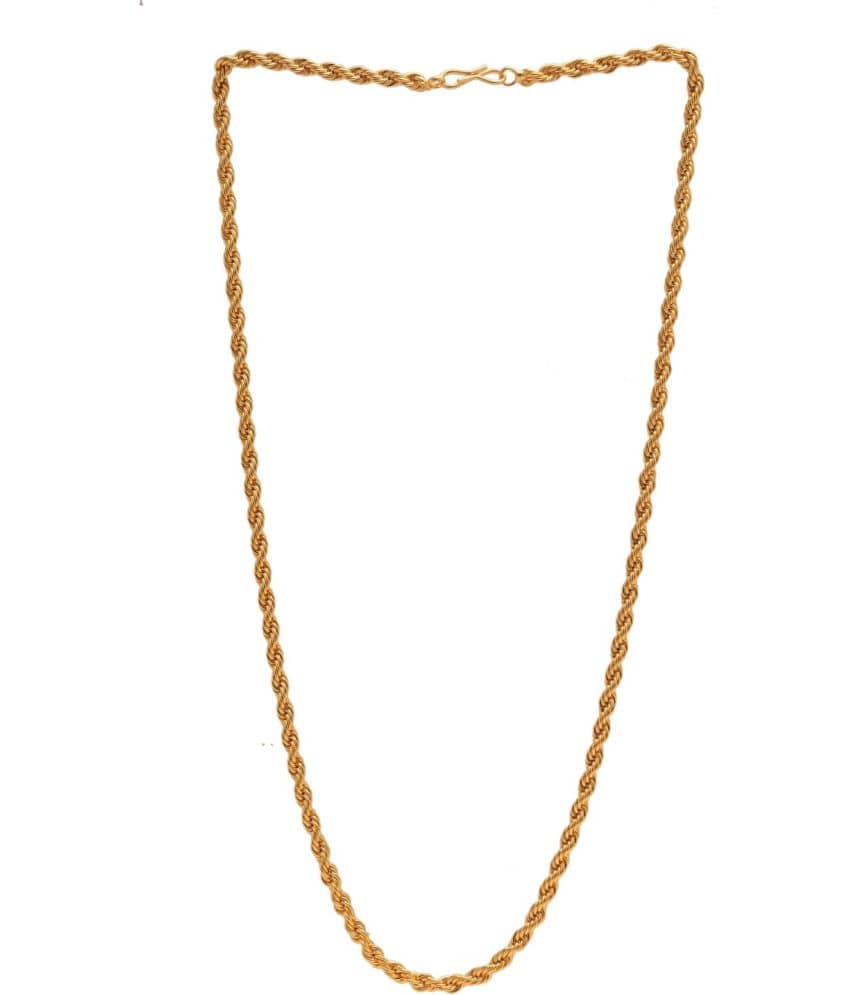 Jewarhaat Gold Plated Chain ( Set of 1 )