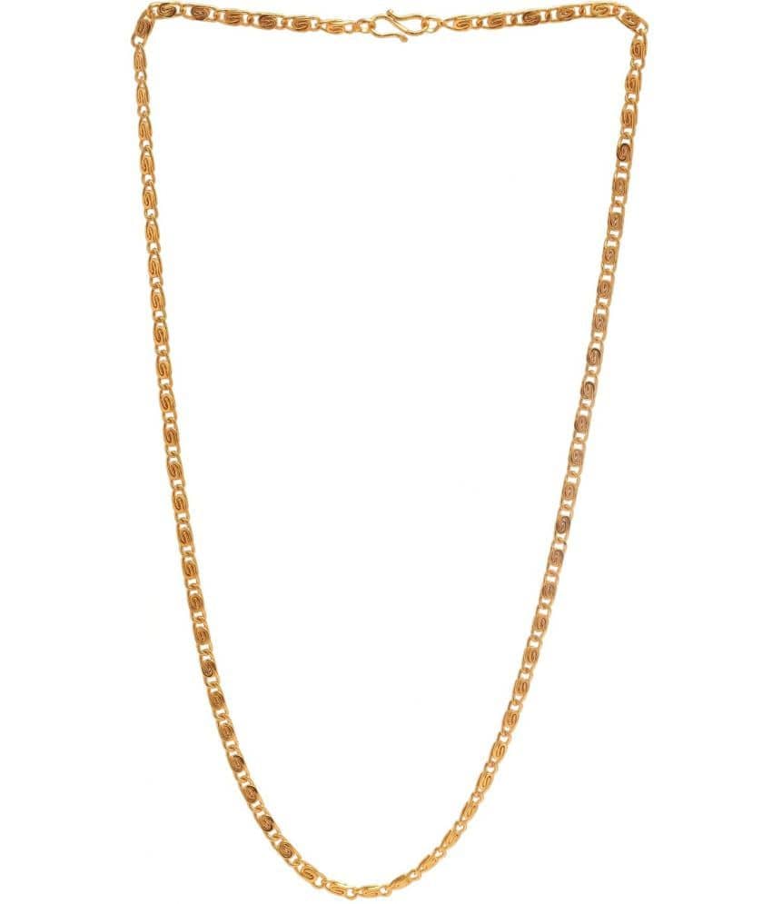 Jewarhaat Gold Plated Chain ( Set of 1 )