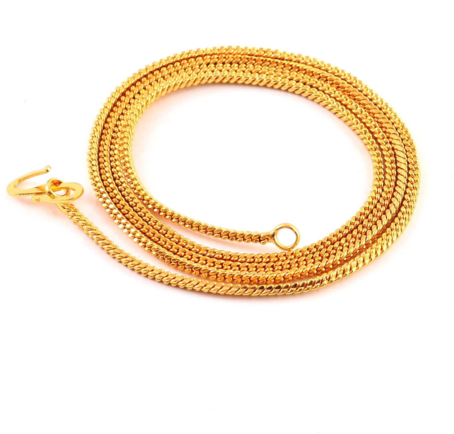 Jewarhaat Gold Plated Chain ( Set of 1 )