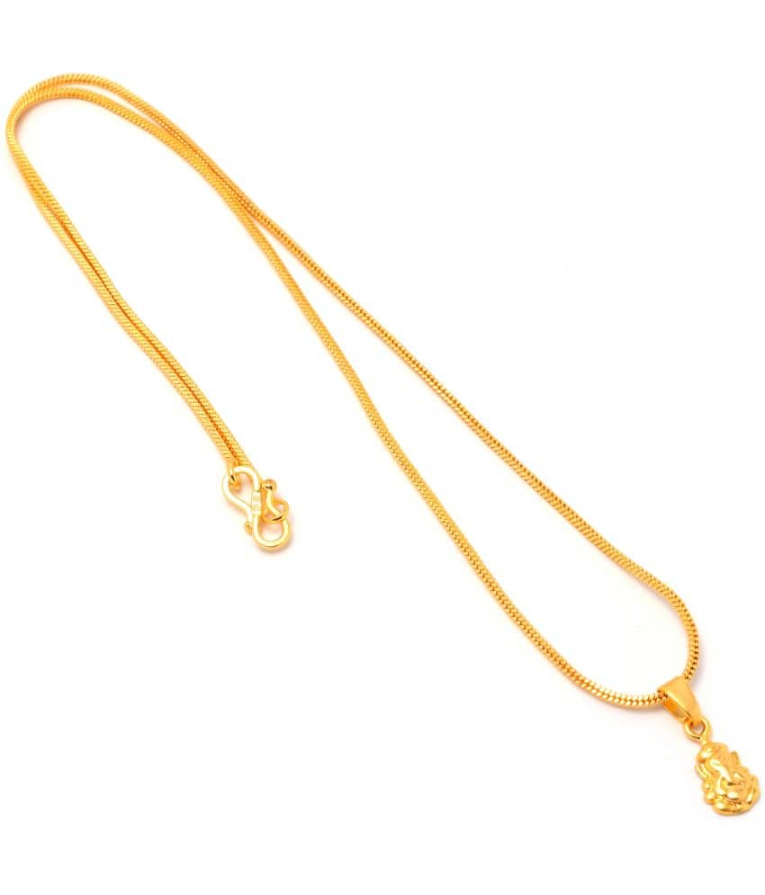 Jewarhaat - Golden Pendant ( Pack of 1 )