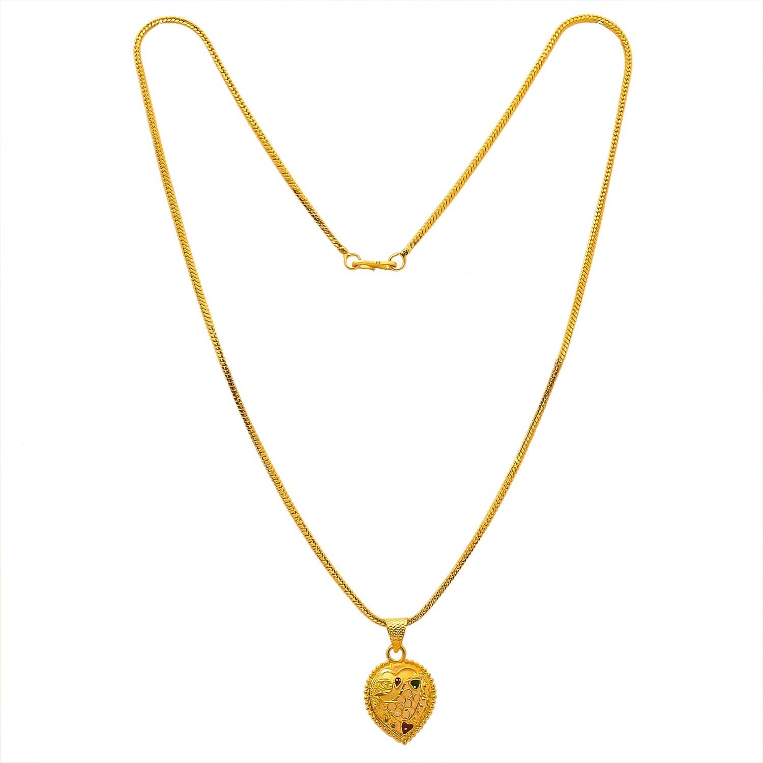 Jewarhaat - Golden Pendant ( Pack of 1 )