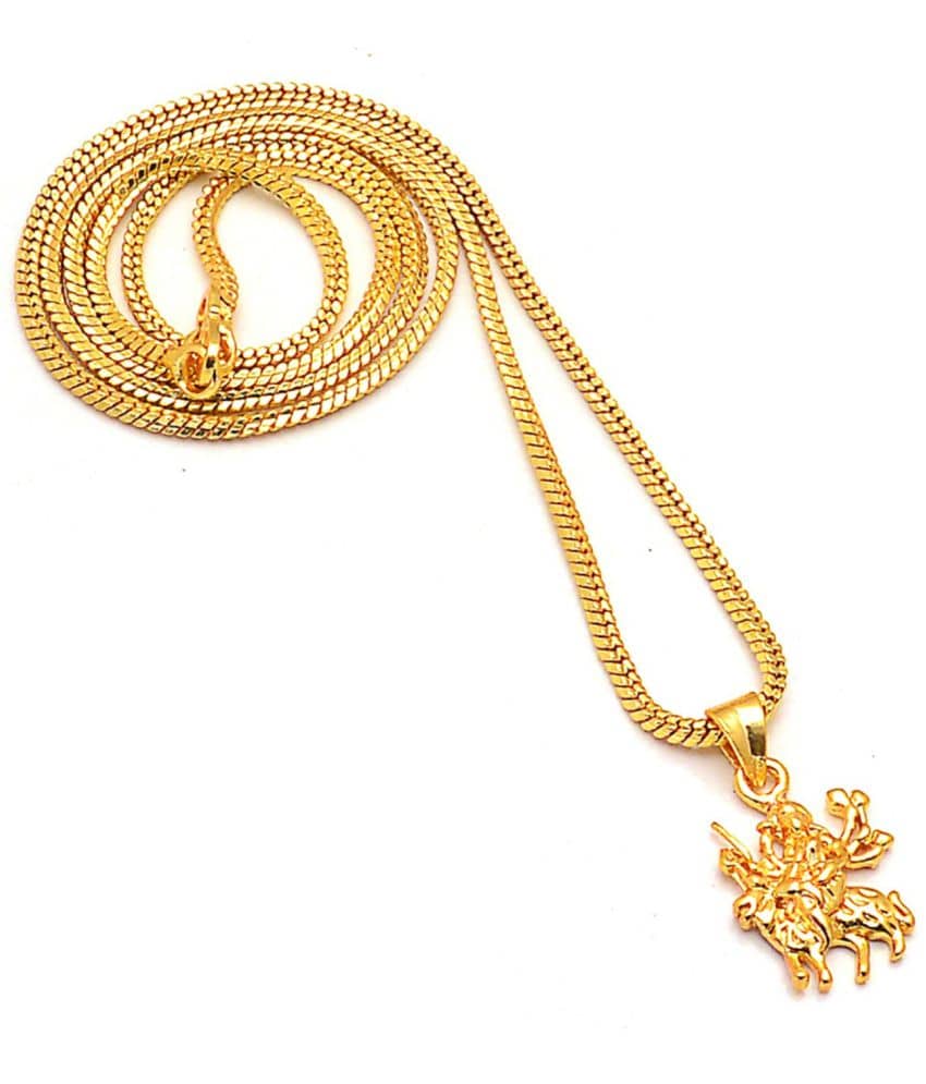 Jewarhaat - Golden Pendant ( Pack of 1 )