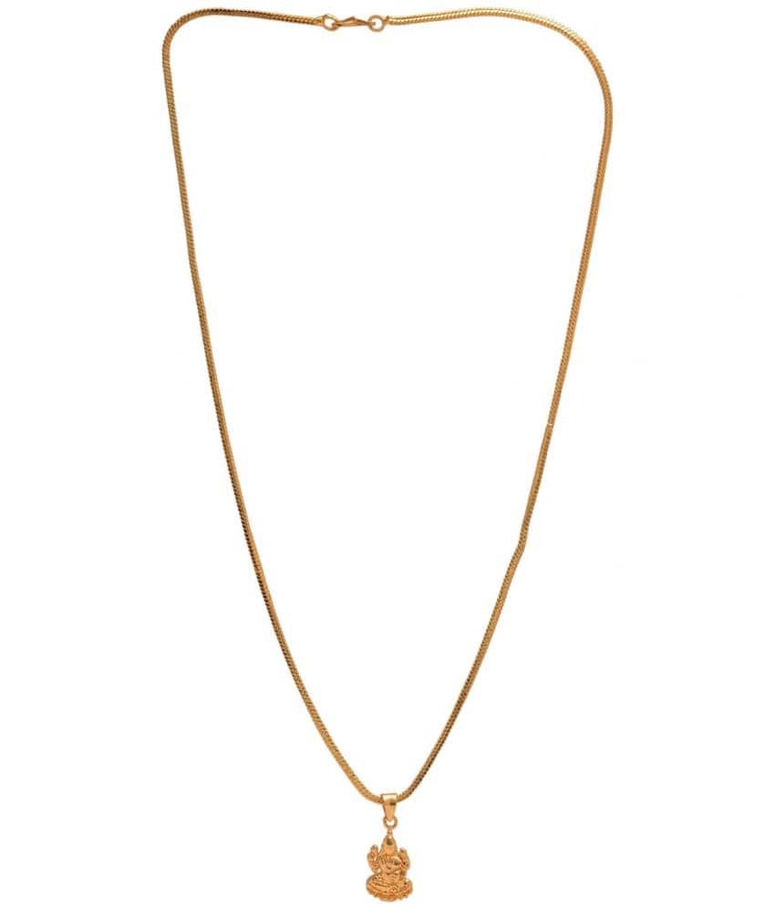Jewarhaat - Golden Pendant ( Pack of 1 )