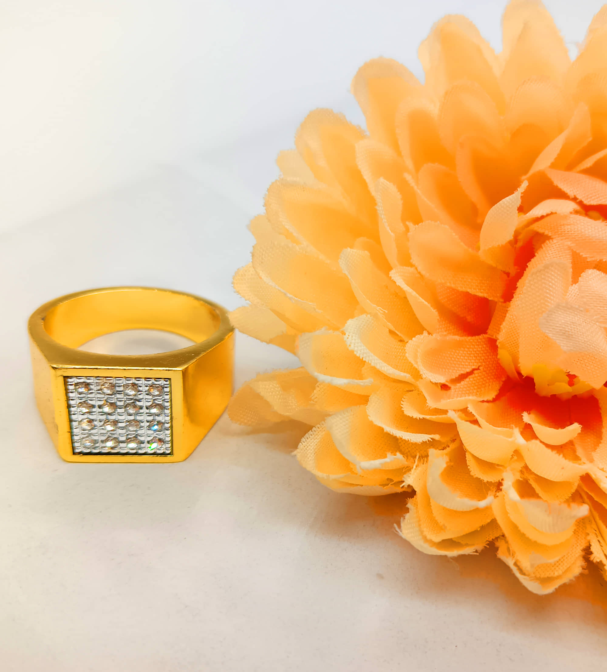 KRIMO Golden Rings ( Pack of 1 )