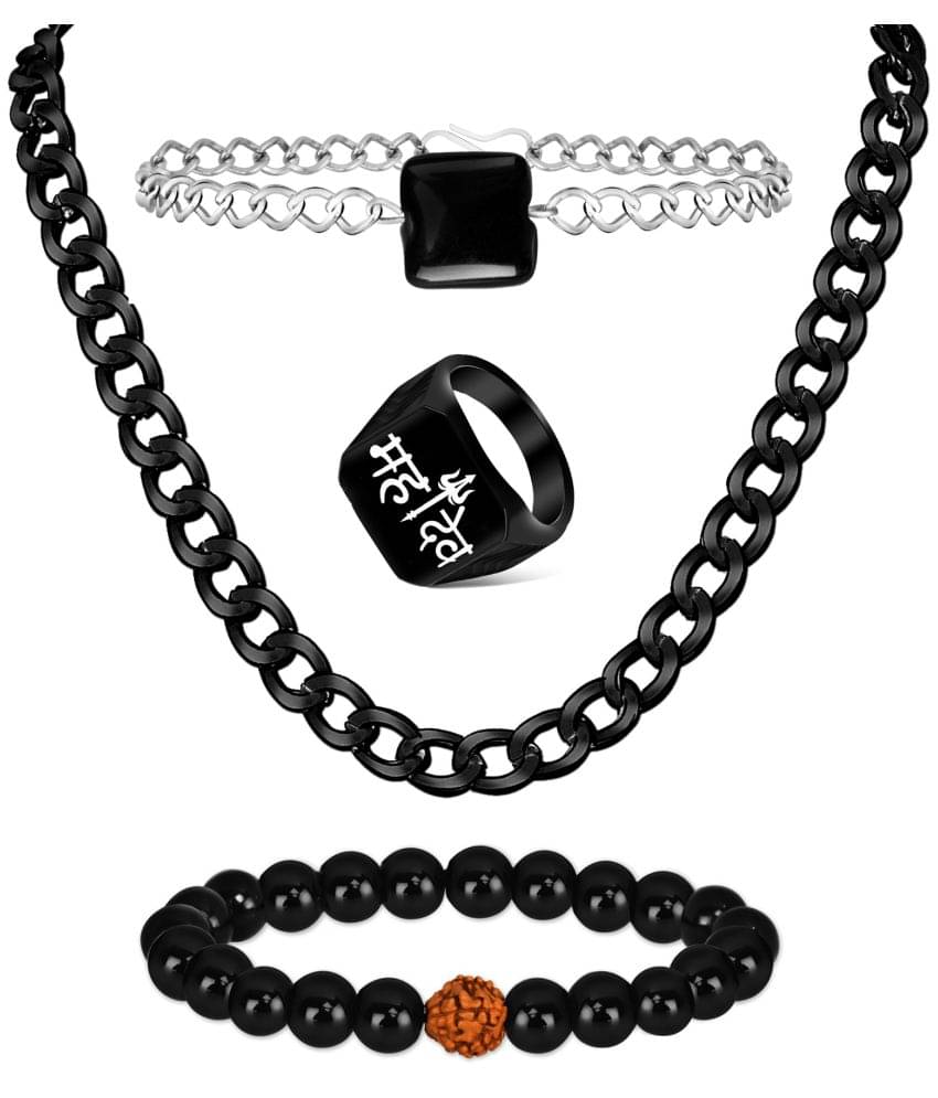     			Mikado - Black Bracelet ( Pack of 4 )